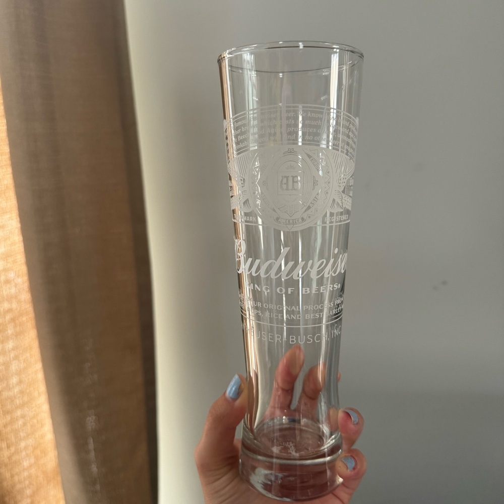 Budweiser Signature Pint Glass